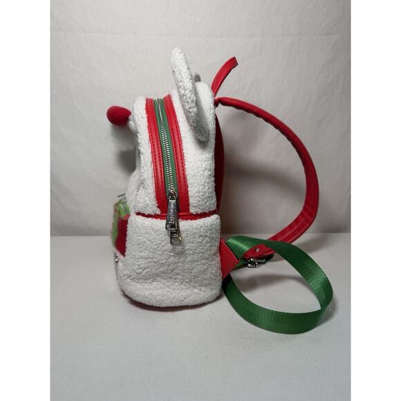 Disney Parks Mickey Mouse Snowman Christmas Loungefly Backpack main image 5